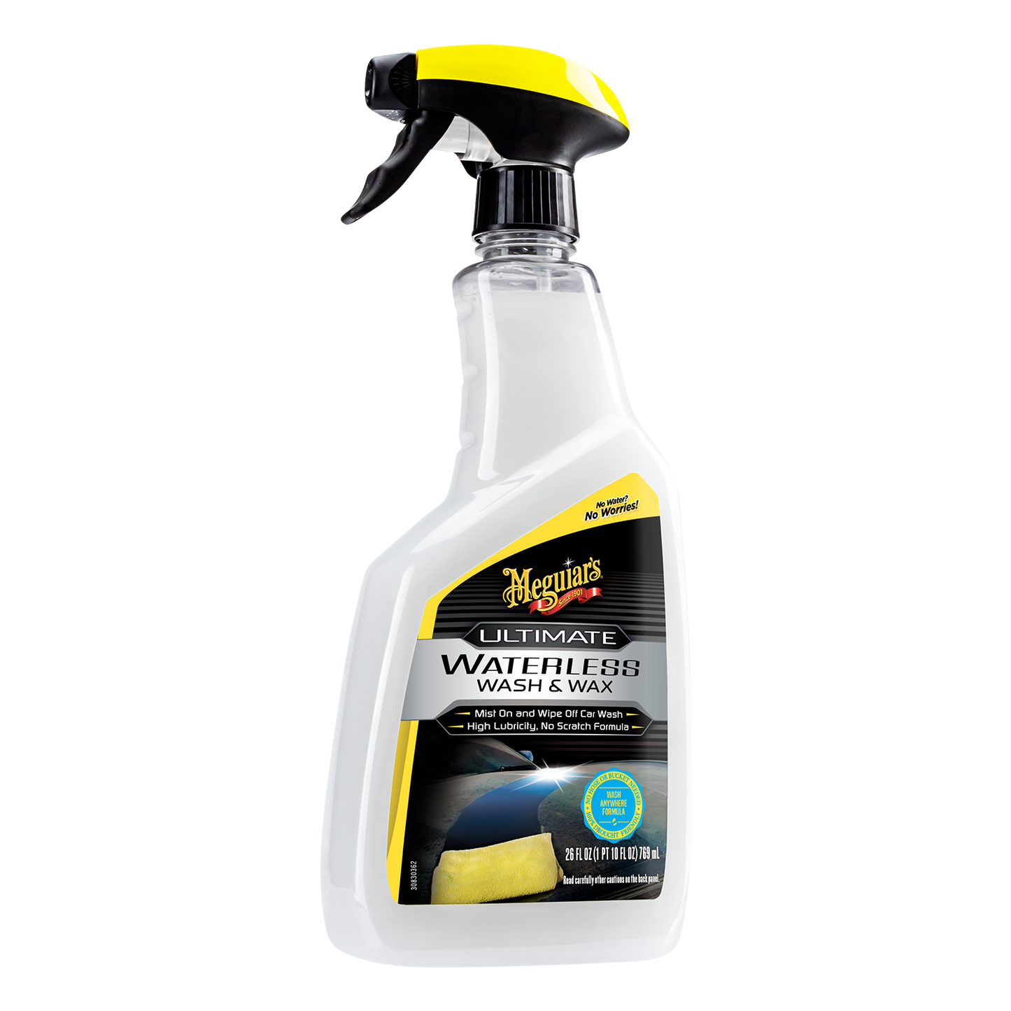 Lavado en seco con cera para auto Meguiars
